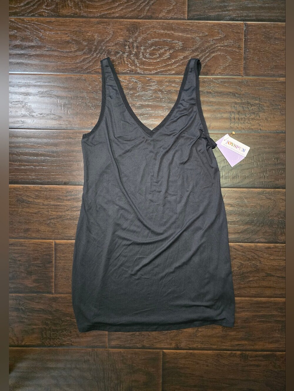 NWT Joyspun Womens Black Stretchy Tank Top Medium